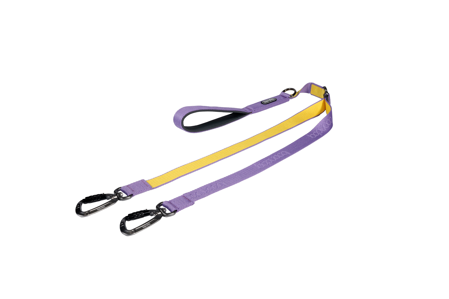 Dual Leash Purple/Lemon