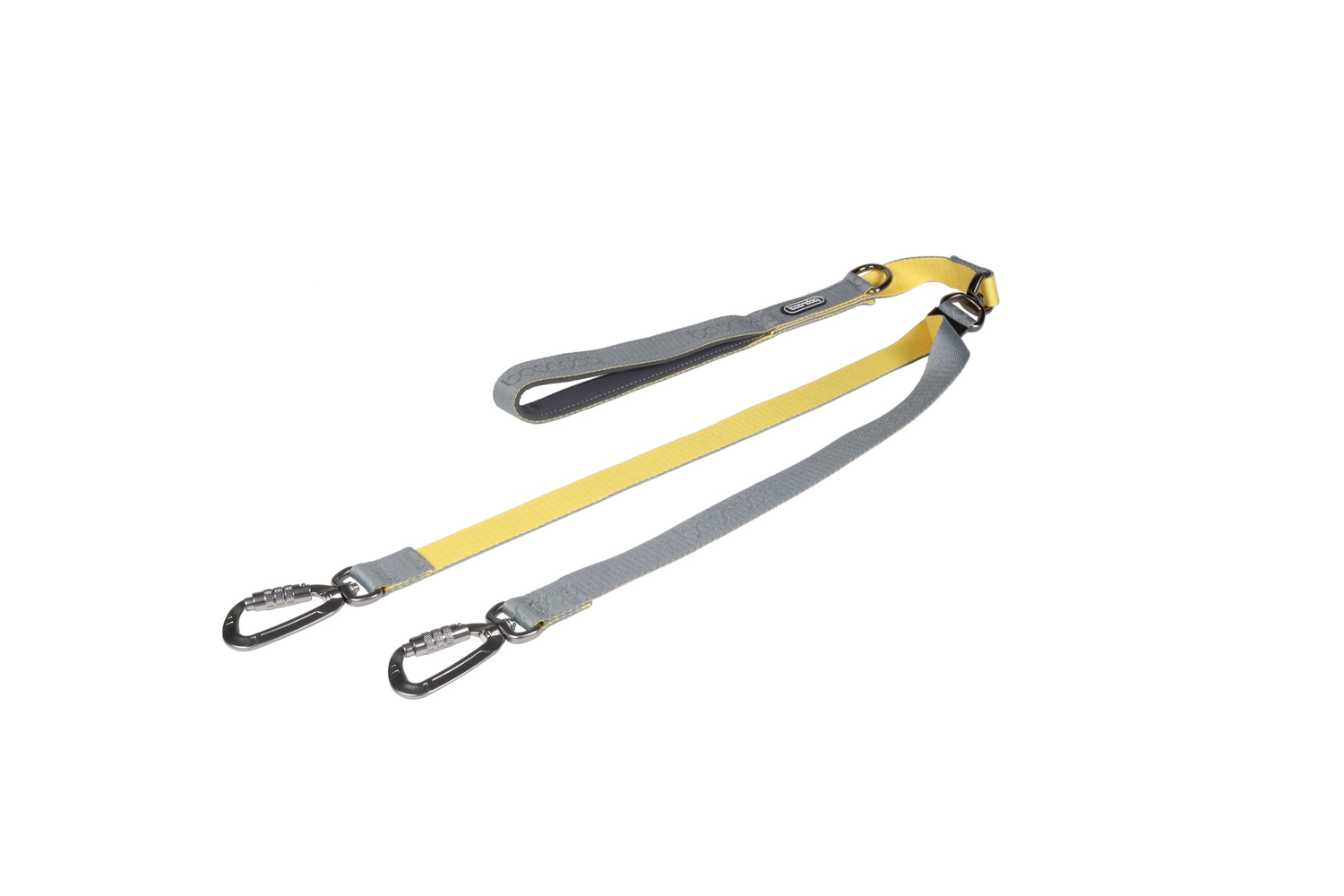 Dual Leash Gray/Lemon