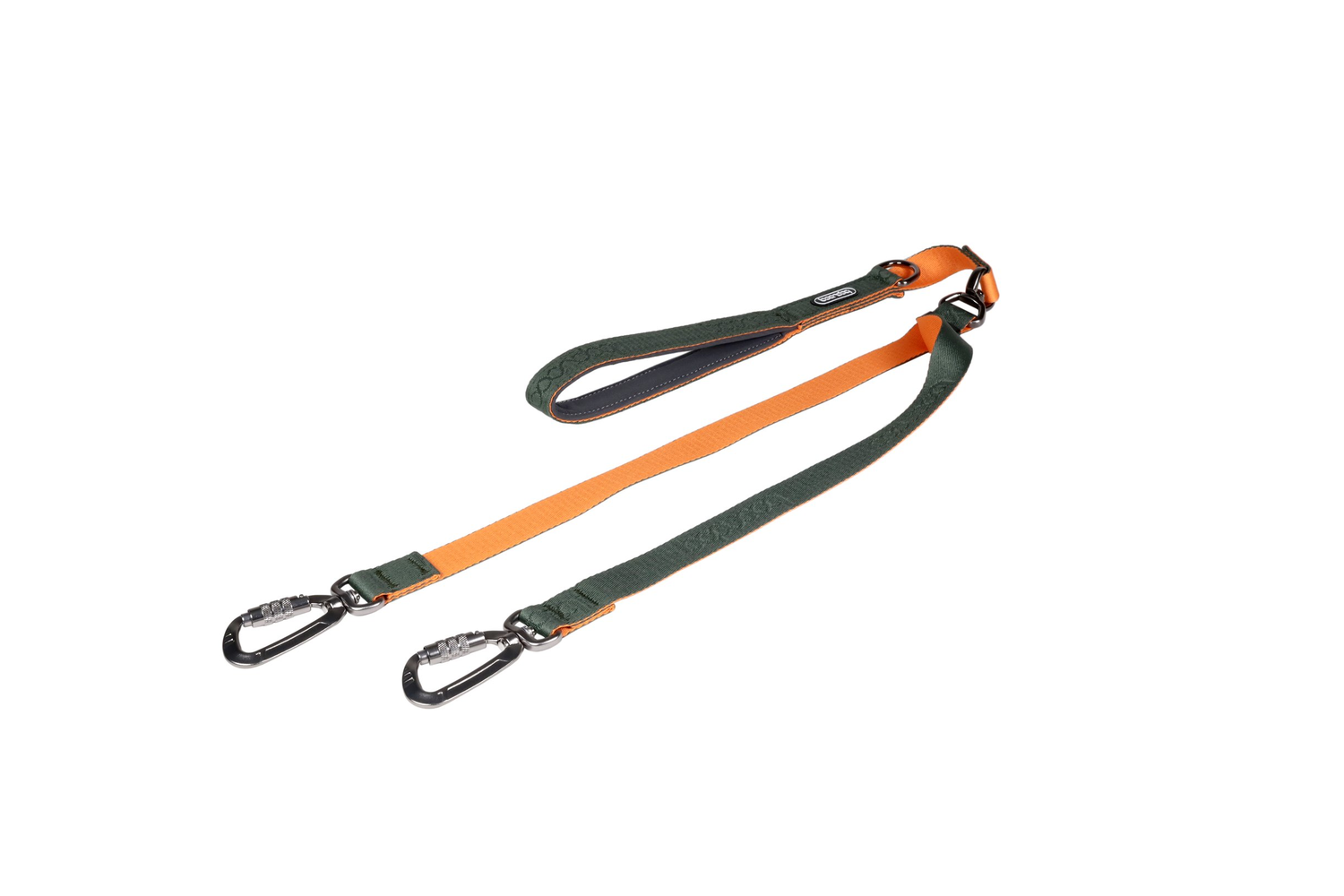 Dual Leash Khaki/Orange